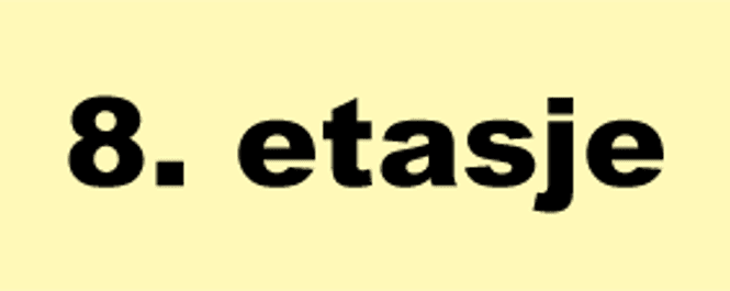 Huvudbild Skilt - 8. etasje