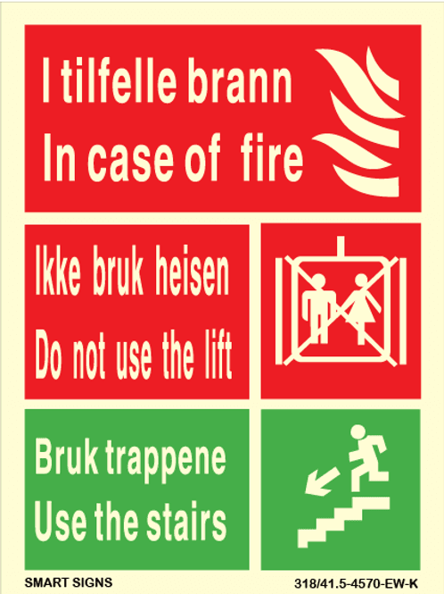 Huvudbild Ikke bruk heisen