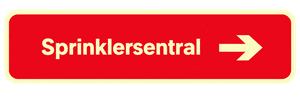 Hovedbilde Sprinklersentral - pil h&oslash;yre - PVC