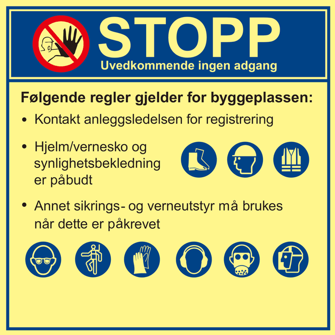 Huvudbild STOPP Uvedkommende ingen adgang. Etterlysende! 