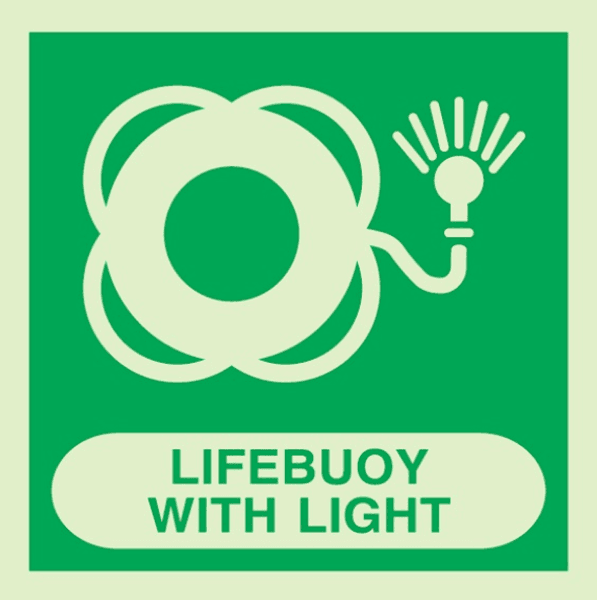 Lifebuoy with light