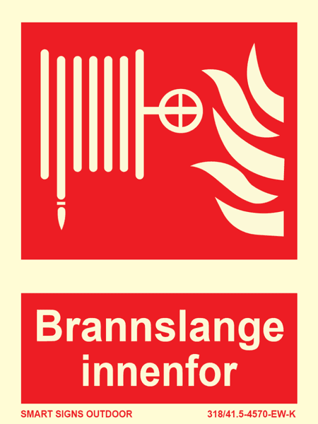 Brannslange innenfor